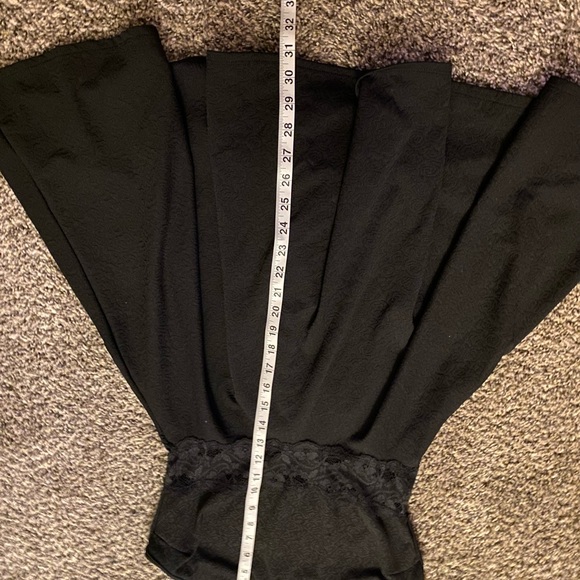 Wild Daisy Fairycore Goth Grunge Whimsigoth Black Lace Embossed Skater Dress - Picture 5 of 10